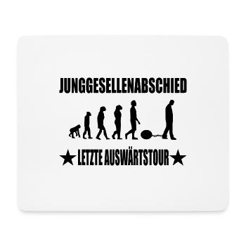 Junggesellenabschied - Mousepad (Querformat) - Weiß - Vorne