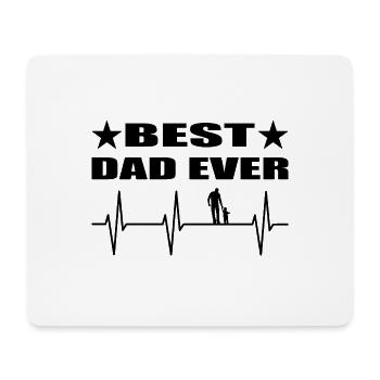 Papa - Mousepad (Querformat) - Weiß - Vorne