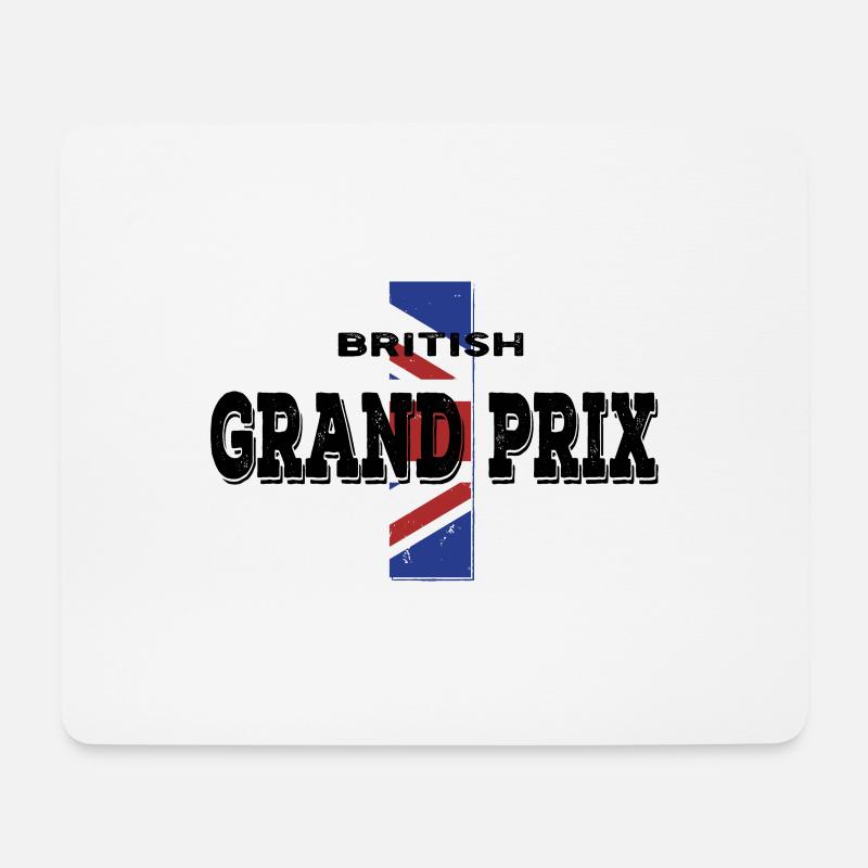 British Grand Prix - Mousepad (Querformat) - Weiß