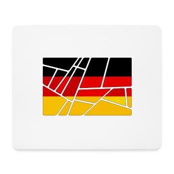 Deutschland - Mousepad (Querformat) - Weiß - Vorne