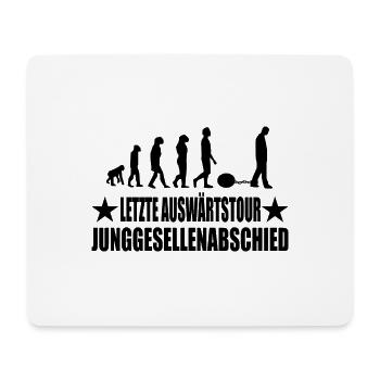 Junggesellenabschied - Mousepad (Querformat) - Weiß - Vorne