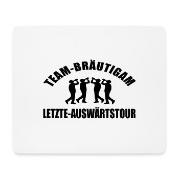 JGA - Mousepad (Querformat) - Weiß - Vorne