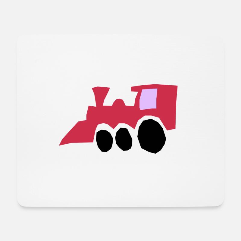 eisenbahn zug tram train railroad railway locomoti - Mousepad (Querformat) - Weiß