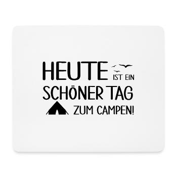 camping zelten "Camping -Tag" outdoor shelter - Mousepad (Querformat) - Weiß - Vorne