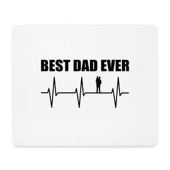 Papa - Mousepad (Querformat) - Weiß - Vorne