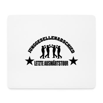 Junggesellenabschied - Mousepad (Querformat) - Weiß - Vorne