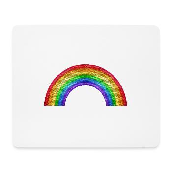 rainbow - Mouse Pad (horizontal) - white - Front