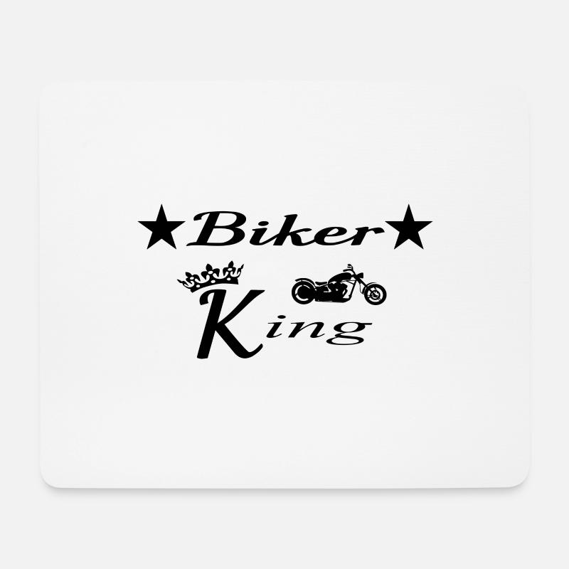 Motorrad - Mousepad (Querformat) - Weiß