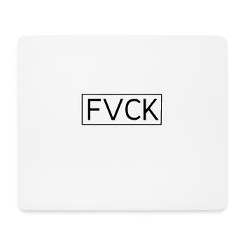 FVCK Off - Mousepad (Querformat) - Weiß - Vorne