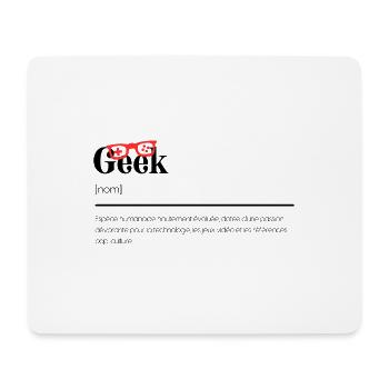 Cadeaux Geek - définition humour geek - Tapis de souris (format paysage) - blanc - Devant