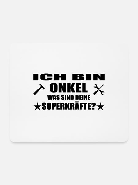 Onkel - Mousepad (Querformat) - Weiß