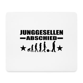 JGA - Mousepad (Querformat) - Weiß - Vorne