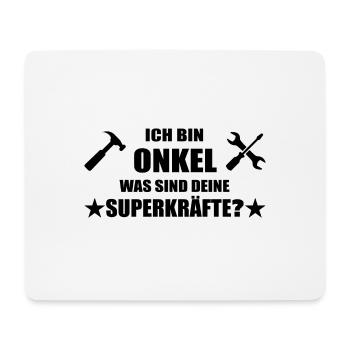 Onkel - Mousepad (Querformat) - Weiß - Vorne