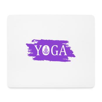 Yoga Namaste - Mousepad (Querformat) - Weiß - Vorne