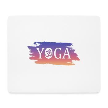 Yoga Geschenkidee - Mousepad (Querformat) - Weiß - Vorne