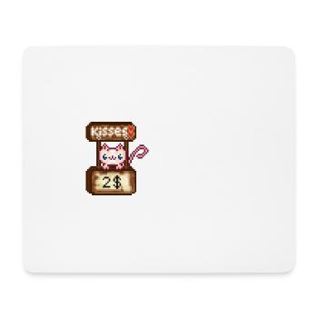 Kitty Kisses - Mouse Pad (horizontal) - white - Front