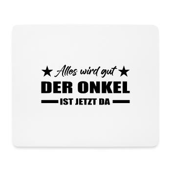 Onkel - Mousepad (Querformat) - Weiß - Vorne
