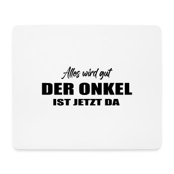 Onkel - Mousepad (Querformat) - Weiß - Vorne