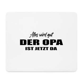 Opa - Mousepad (Querformat) - Weiß - Vorne