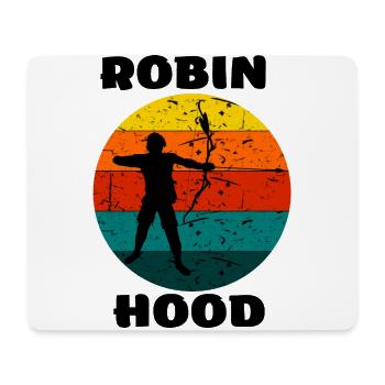 Robin des Bois - Tapis de souris (format paysage) - blanc - Devant
