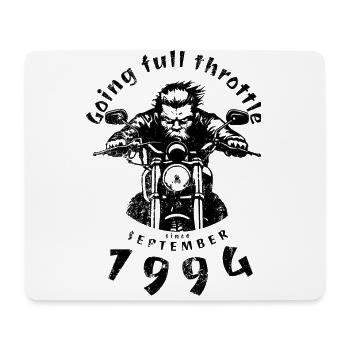 30. Geburtstag Going full throttle since 09/1994 - Mousepad (Querformat) - Weiß - Vorne