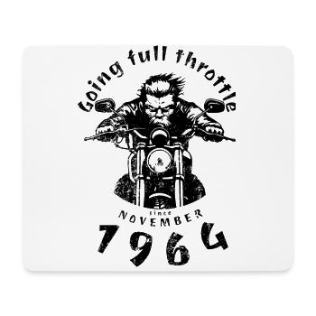 60. Geburtstag Plein régime depuis 11/1964 - Tapis de souris (format paysage) - blanc - Devant