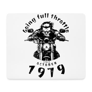 45. Anniversaire Plein régime depuis 10/1979 - Tapis de souris (format paysage) - blanc - Devant