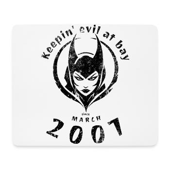 18. Geburtstag Keepin evil at bay since 03/2007 - Mouse Pad (horizontal) - white - Front