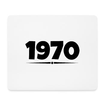 Geschenk von 1970 - Mousepad (Querformat) - Weiß - Vorne