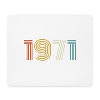 1971 Gift 1971 Vintage 1971 - Mouse Pad (horizontal) - white - Front