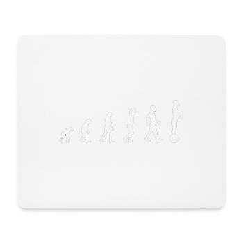 Gyroroue évolution - Tapis de souris (format paysage) - blanc - Devant
