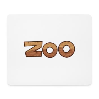 Safari Zoo Animal Safari Zoo - Tapis de souris (format paysage) - blanc - Devant
