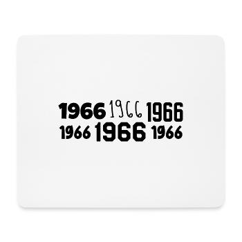 1966 – Großartig seit 1966 - Mousepad (Querformat) - Weiß - Vorne