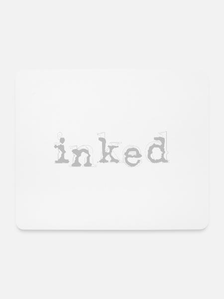 ink - Mousepad (Querformat) - Weiß