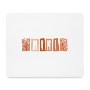 Papier geschnitten Baby - Mousepad (Querformat) - Weiß - Vorne