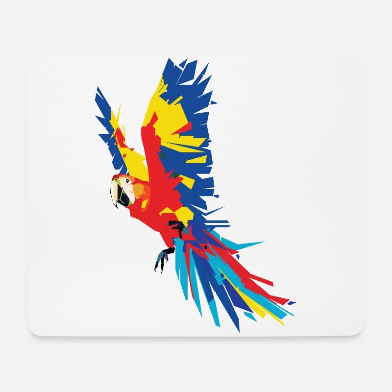 Parrot - Mouse Pad (horizontal) - white
