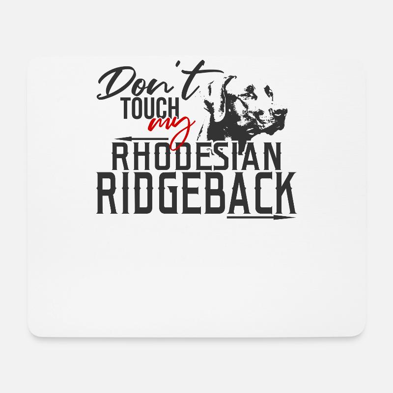 Rhodesian Ridgeback - Mousepad (Querformat) - Weiß