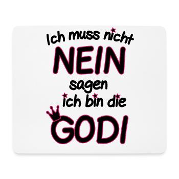 Godi Geschenk Patentante Nicht Nein Sagen Tante - Mousepad (Querformat) - Weiß - Vorne