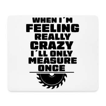 Schreiner Tischler Zimmermann Möbelbauer Handwerk - Mousepad (Querformat) - Weiß - Vorne