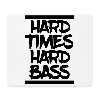 Hard Times Hard Bass Rave Party Berlin BPM - Tapis de souris (format paysage) - blanc - Devant