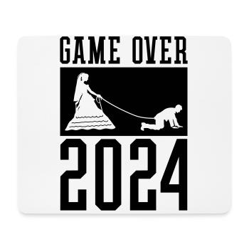Game Over 2024 Mariage - Tapis de souris (format paysage) - blanc - Devant