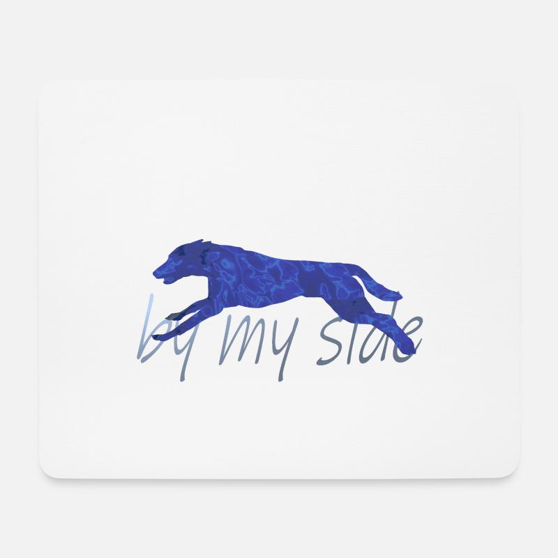 Hund Hund - Mousepad (Querformat) - Weiß