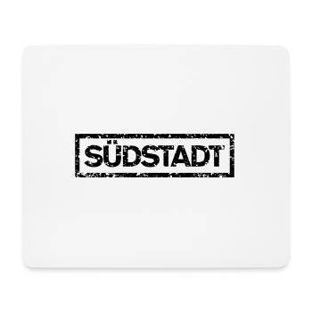 Südstadt (Vintage Schwarz/Weiß) - Mousepad (Querformat) - Weiß - Vorne