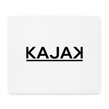 Kayak Ice Canoe Paddling Canoe "River is Calling" - Mouse Pad (horizontal) - white - Front