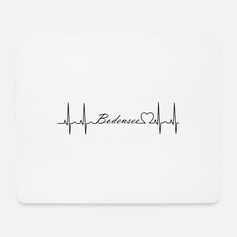 Lake Constance - Mouse Pad (horizontal) - white