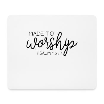 Glauben Jesus Gläubig Christen Geschenk - Mousepad (Querformat) - Weiß - Vorne