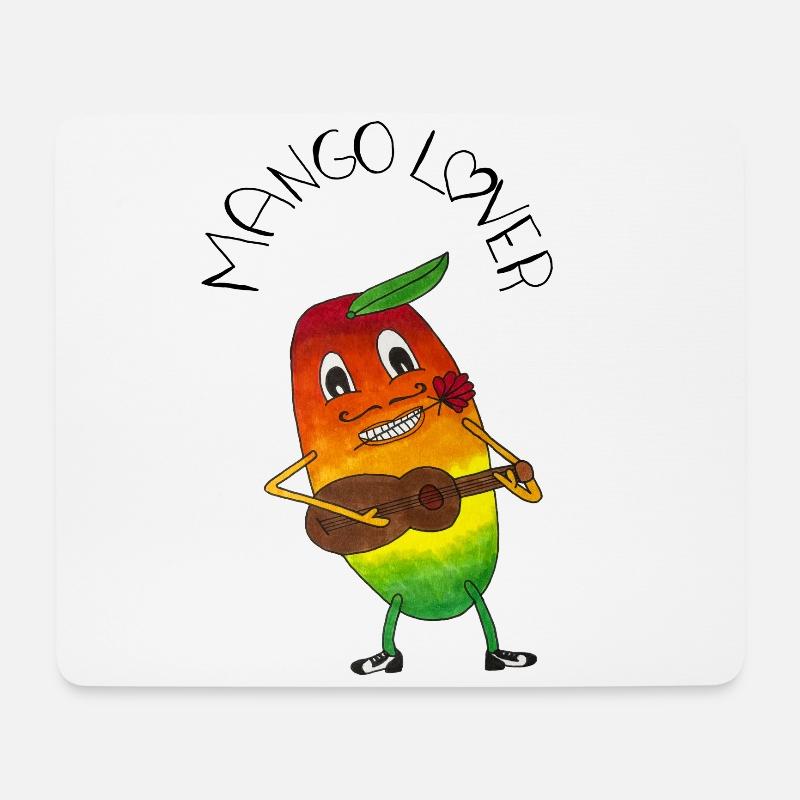 MangoLover - Mouse Pad (horizontal) - white