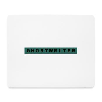 Text Schreiber - Mousepad (Querformat) - Weiß - Vorne