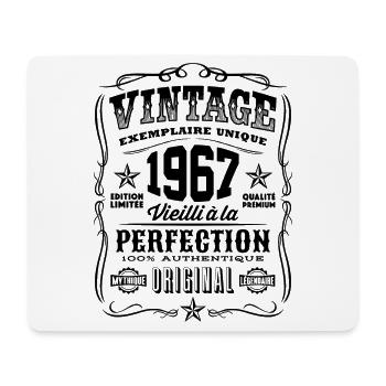 Vintage 1967 Cadeau Anniversaire 52 Ans - Tapis de souris (format paysage) - blanc - Devant