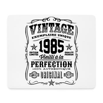 Vintage 1985 Cadeau Anniversaire 34 Ans - Tapis de souris (format paysage) - blanc - Devant